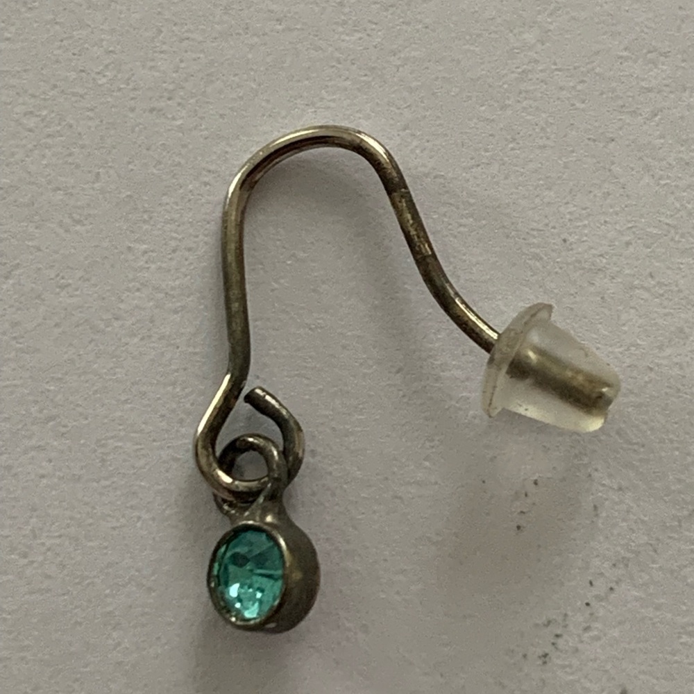 Turquoise Drop Hook Earrings - Women's Jewelry - Picture 2 of 10